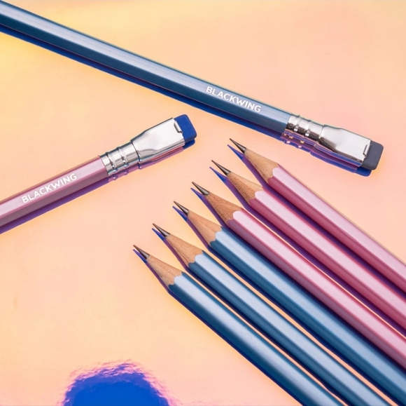 ❤️BUY 2 GET 1 FREE  Blackwing Pearl Blue Pencil,Set of 12,Retail Price$34.95 USD - Picture 7 of 16